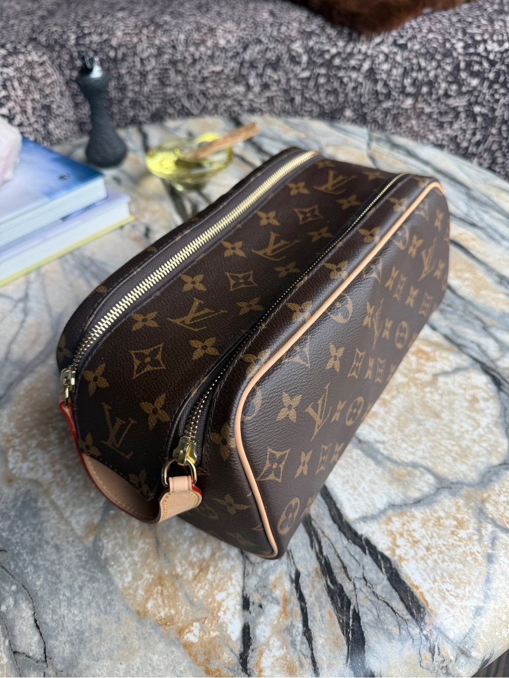 Louis Vuitton Monogram Dopp Kit Toiletry Bag M44494